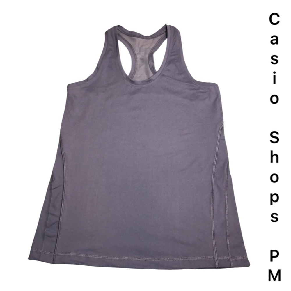 Purple Exercise Razor Back Top Size L- Neverworn